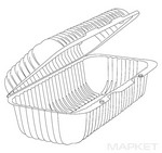Контейнер ОПС прямоугольный РК-40 с крышкой