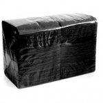 Салфетки бумажные, черные